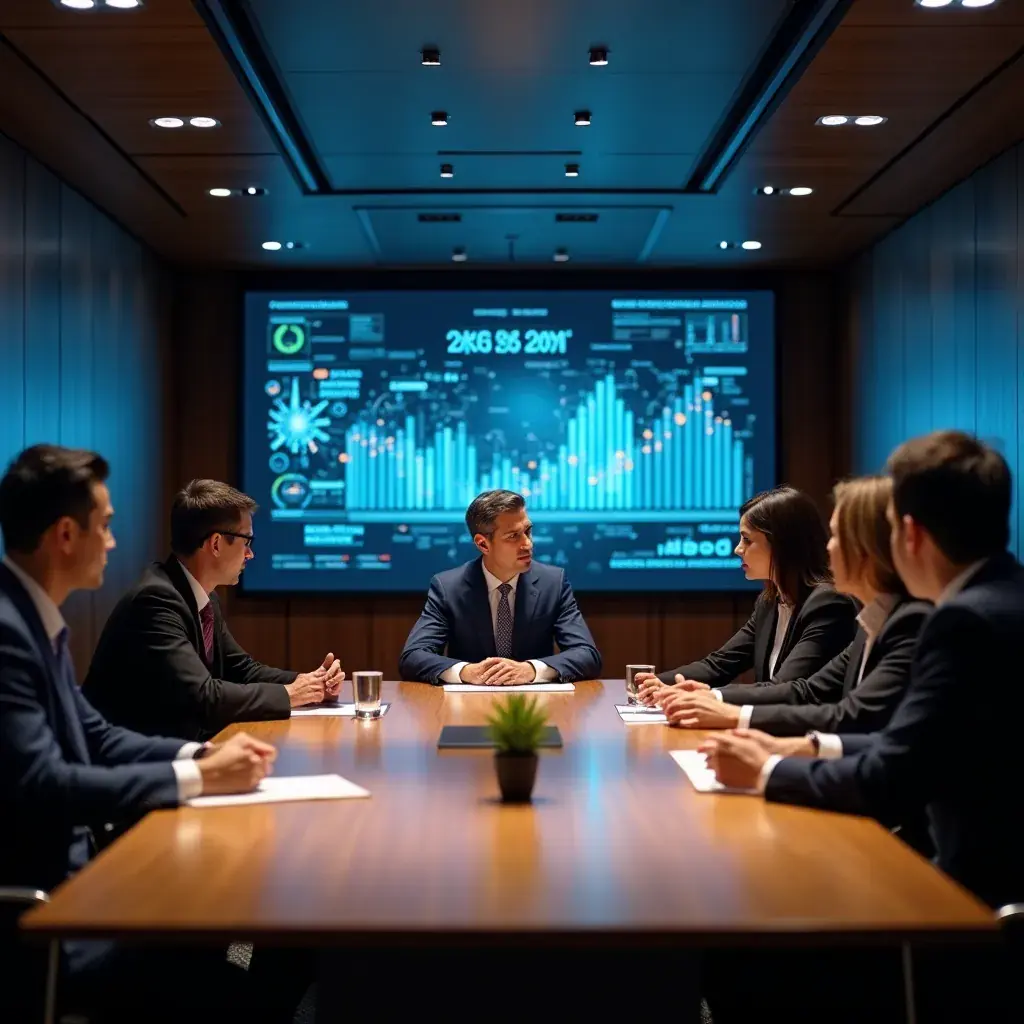 A close-up of a digital dashboard showcasing energy consumption forecasts and analytics.