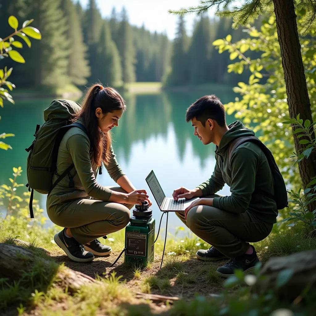 Conceptual image of artificial intelligence algorithms analyzing energy data in real-time.